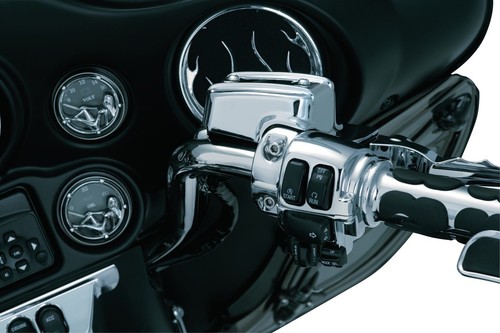 Kuryakyn Chrome Brake & Clutch Control Dress-Up Kit for Motorcycles - Picture 7 of 7