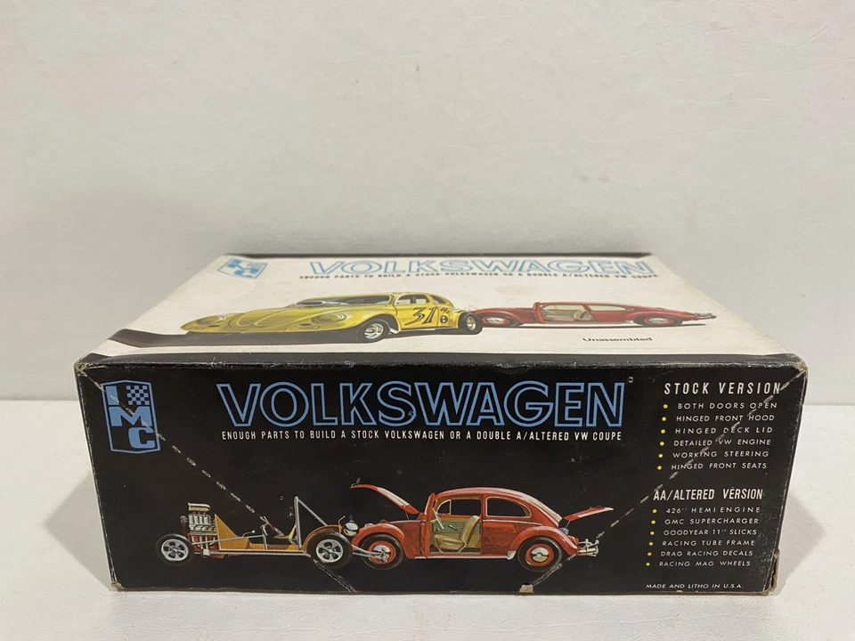 IMC 1:25 VOLKSWAGEN STOCK or Double A Altered VW COUPE Model Kit 114 - Image 3 of 4
