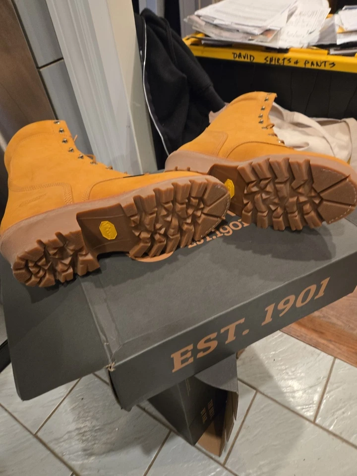 Chippewa Super Dna 9 дюймов водонепроницаемый изолированный стальной носок регистратор на шнуровке работа со мной - Изображение 3 из 4