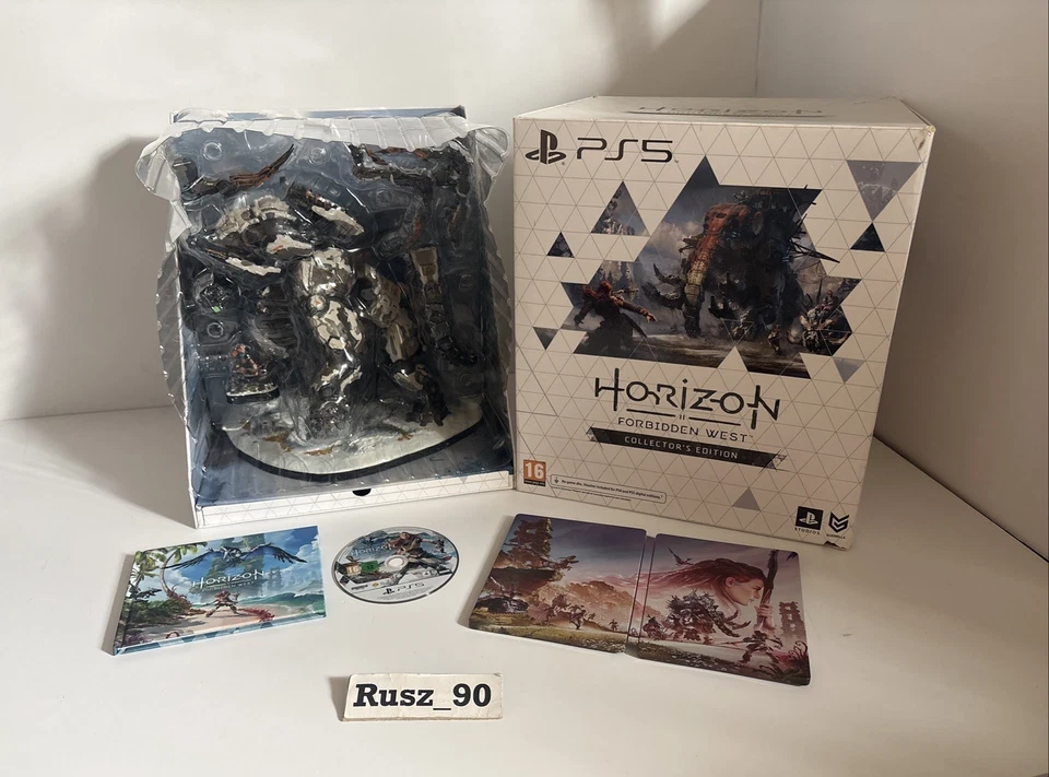 Horizon Forbidden West PS5 Collectors Edition Statue Steelbook & Artbook CIB, photo 1 of 5