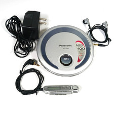 Panasonic Portable CD Player SL-CT500 MP3 w/ Remote Earphones AC Japan / BA0608T