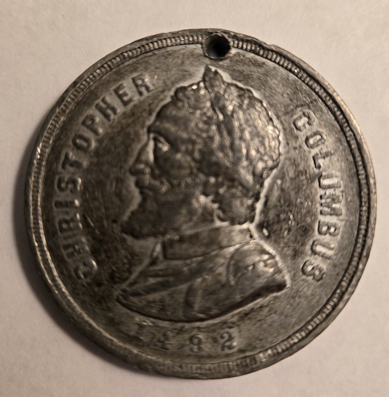 Columbian Exposition, 1892 Chicago, Baker 236, Very Rare, 21-50 Coins Known