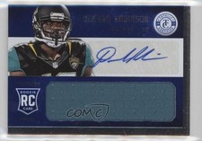 2013 Panini Totally Certified Blue Signatures 52/99 Denard Robinson Auto 7eo