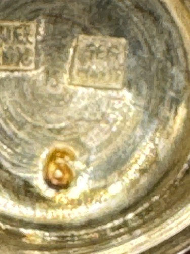 Antiker Fingerhut Guilloche Emaille Rose Blume Sterlingsilber Nähen - Bild 7 von 7