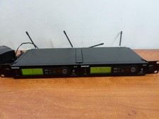 Shure SLX4 G4 470-494 MHz Wireless Receiver x2 w/ Power Adapters Antennas