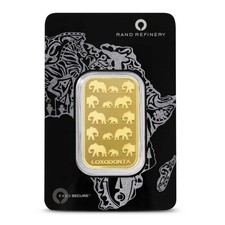 1 oz Rand Refinery Gold Bar (New w/ Black Assay) 5413.81 per troy oz