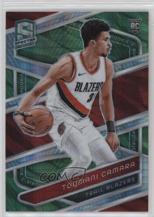 2023 Spectra International Green Prizm 46/75 Toumani Camara #173 Rookie RC 17t0