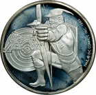 1982 1 Ozt AMC Green Arrow .999 Fine Silver Round