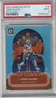 2024 Donruss Optic Uptowns Josh Allen PSA 9 Mint Buffalo Bills SSP MVP #16