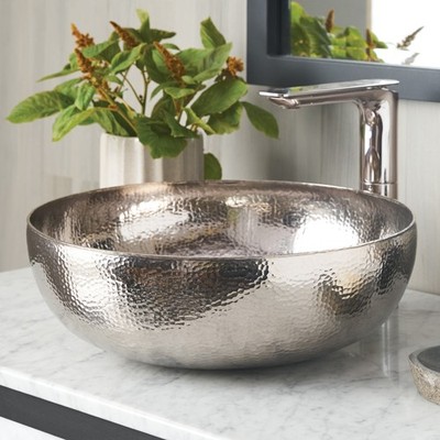 Native Trails CPS863 Maestro Round Bathroom Sink Polished Nickel