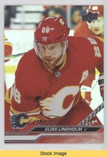 2023-24 Upper Deck Series 1 Silver Foil Elias Lindholm #25 READ t4m
