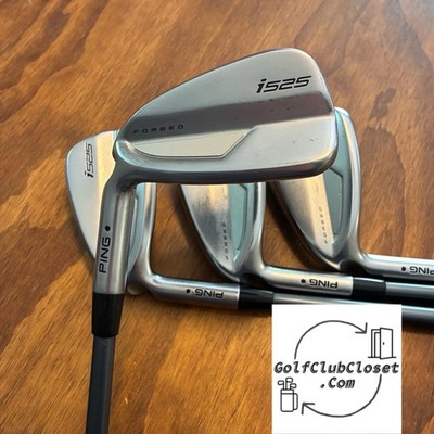 クラブ Ping i525 6-9 W U LH PING i525 Iron Set Left Handed / Black Dot 7-PW Regular Flex