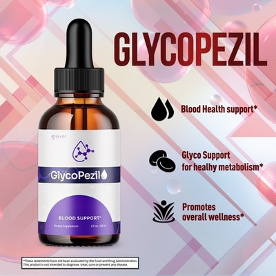 1-3 Pack Glycopezil Blood Support Drops Glyco Pezil Vitamin Supplement 90 Serves
