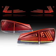 VLAND FULL LED Tail Lights w/Animation For Lexus IS250 350 ISF Sequential 06-13