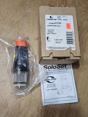 #ad NEW CASH ACME PRESSURE REDUCING VALVE TYPE EB25 #23148 REPAIR PARTS KIT $49.00