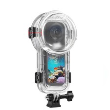 Invisible Dive Case for Insta360 X5, FotStdio Insta 360 X5 Waterproof Case 60m/1