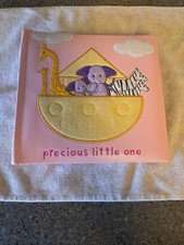 MCS 200-Pocket Fabric Baby Photo Album 4x6 Inches with Writing Space- Pink/Used