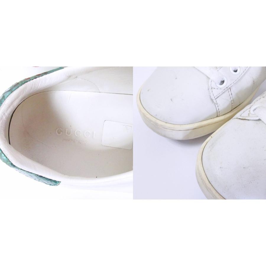 GUCCI Sneakers Ace Line Studded Python Embossed 9… - image 7