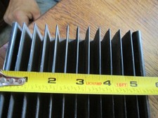 Aluminin heat sink 5-3/8 x 4-7/16 1-1/2 height