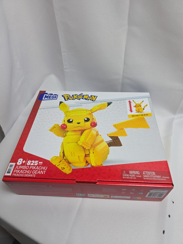 Pokemon Jumbo Pikachu - Mega Blocks FVK81 - Brand New Unopened!! FAST SHIP - Picture 7 of 7