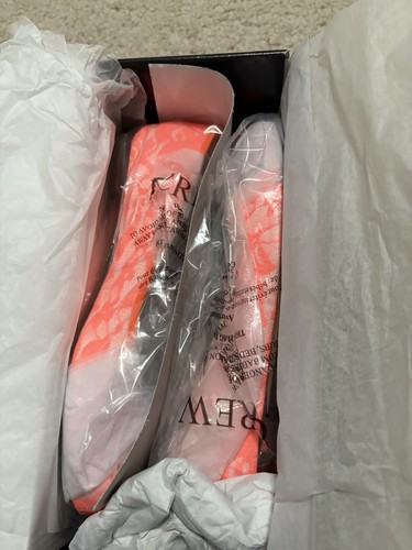 Neu im Karton J. Crew Einzelhandel 168 $ Schnür-BALLERINAS UPTOWN NEONORANGE GRÖSSE 7,5 - Bild 6 von 6