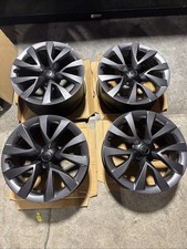 20" Tesla OEM Model X Graphite Cyberstream Staggered Wheel Set #2