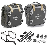 Givi Seitentaschen 30/25L Mit Halterrahmen FüR Benelli TRK 702 2023-2025 Schwarz
