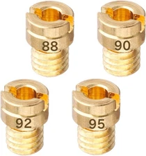 Jetsetmoto Main Jet Keihin Round/Small (5X6.7) #88#90#92#95 4 Over Main Jet Set