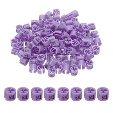 300 Pcs Clothes Hanger Marker 5XL Fit Rod Garment Size Tag Light Purple