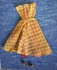 VINTAGE BARBIE DOLL FASHION CLOTHES #946 DINNER AT EIGHT 2 pc Dress & Shoes