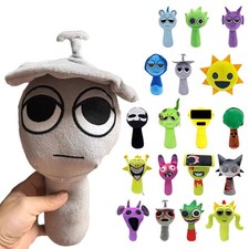 Horror Game Sprunki Plush Cartoon Soft Stuffed Pillow Dolls For Kid Toys USA