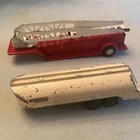 Vintage Fruehauf Toy Truck Tanker Trailer Tonka Fire Truck Ladder Gas Oil Metal