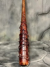 The Real Lucille Bloody Bat Negan  s The Walking Dead Wooden Metal Prop Replica