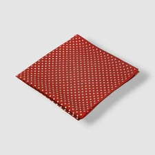 Ryan Seacrest Distinction Men's Red Silk Polka Dot Pocket Square