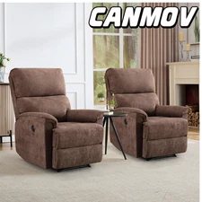CANMOV Electric Recliner Chair for Adults with USB Port