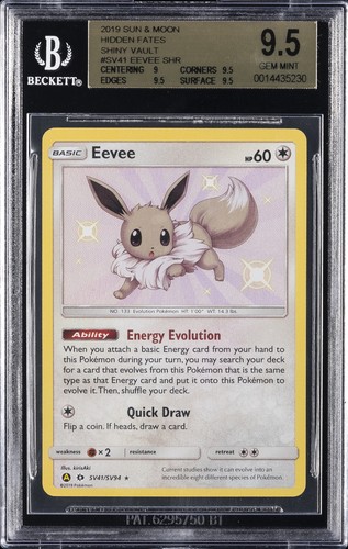 Eevee graded BGS 9.5 for sale on eBay