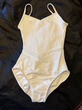 Danse De Paris White Natasha Leotard Size CL/6/AXXS
