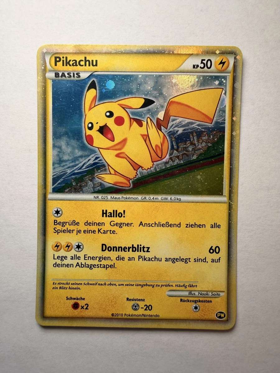 25+ Pikachu Pokémon TCG German Individual Collectible Card Games