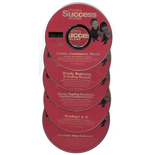 Phonics Success Deluxe 2007 (5CDs, 2006) for Windows 2000/XP - NEW CDs in SLEEVE