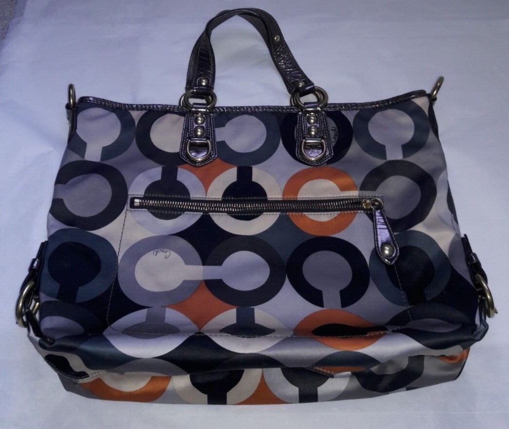 AUTHENTIC COACH MADISON JULIANNE LARGE SATCHEL BAG PURSE 12960