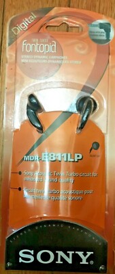 Sony MDR-E811LP Twin Turbo Stereo Dynamic Earphones Fontopid Ear-Buds 