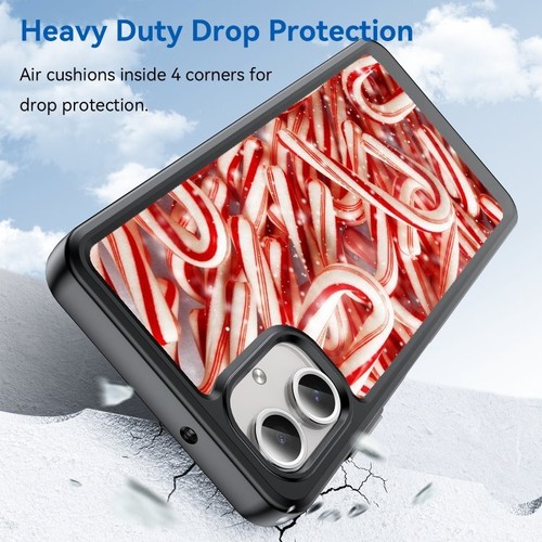 Hard Black Cover For Samsung S21 S22 S23 S24 Ultra FE stars christmas candy cane - 第 14/25 張圖片