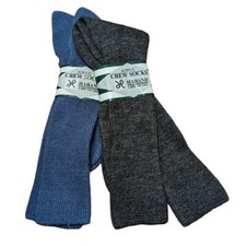 HABAND Acrylic Crew Socks Size: Med Lot of 2