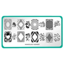 Maniology nail stamping plate MXM001 Htf, Limited Number by manufacturer
