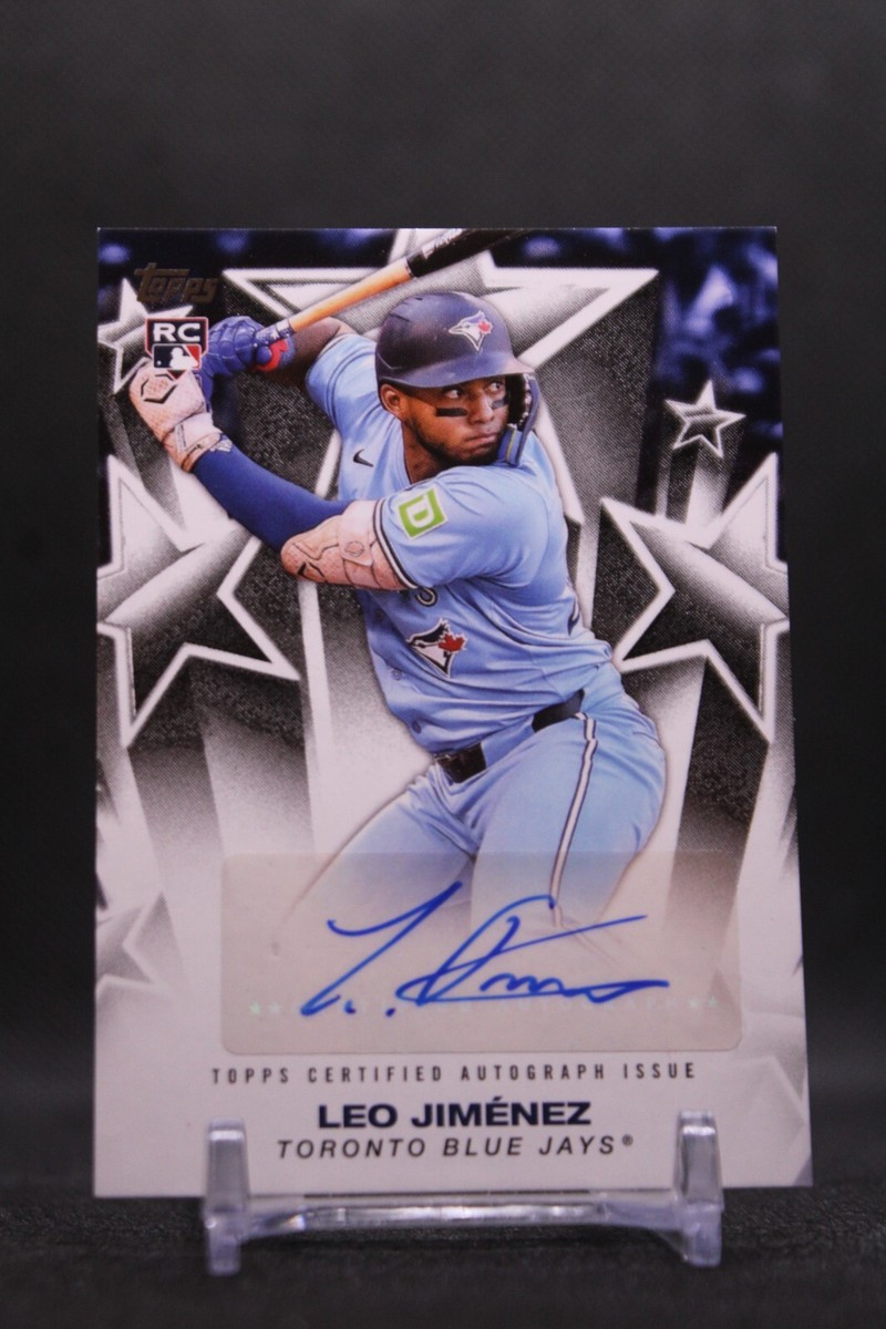 Leo Jimenez 2025 Topps Autograph RC #BSA-LEO Toronto Blue