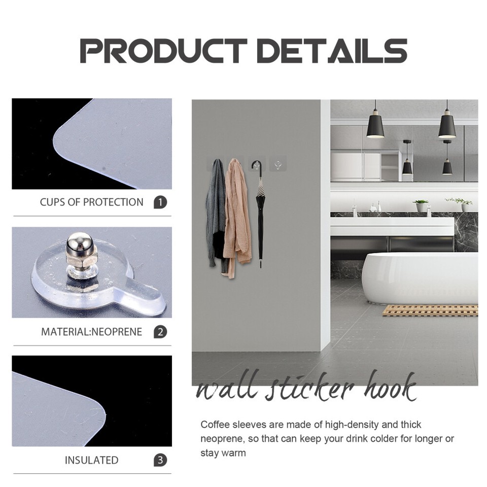 12 PCS No Hole Wall Hook Nail Hangers Picture Hanging System Hardware