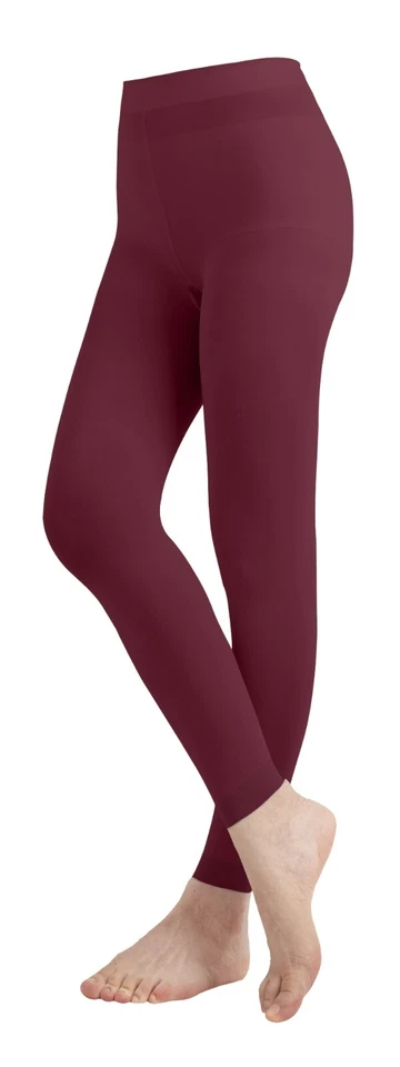 EMEM Apparel Women's Solid Colored Opaque Microfiber Footless Dance Tights - Image 3 of 4