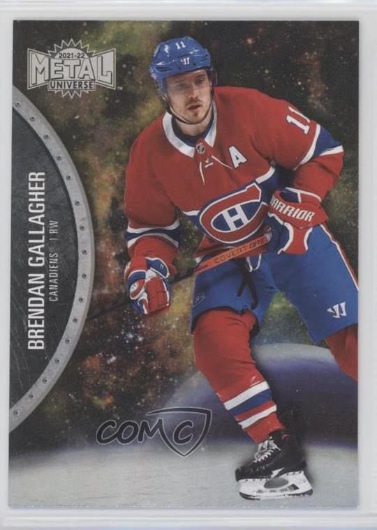 2021-22 Skybox Metal Universe Spectrum Brendan Gallagher #82