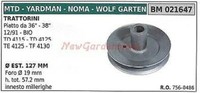Riemenscheibe FüR RasenmäHer Traktor TD4115 4125 Mtd 021647