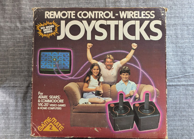 Gamemate 2 GM 1982 Remote Control Wireless Atari 2600 8-Bit Joysticks